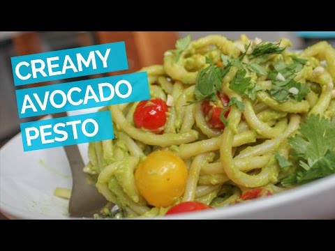 Creamy Avocado Pesto (Vegan)