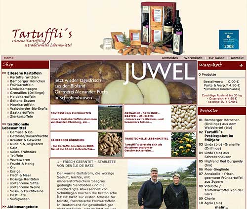 Kartoffel-Website