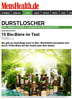 Biobier bei MensHealth