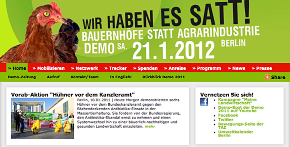Demo-Aufruf in Berlin