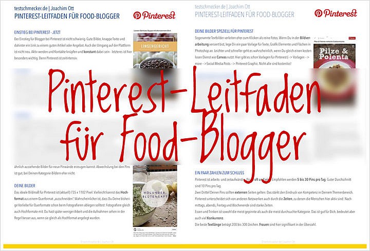 Der Pinterest-Leitfaden für Food-Blogger wurde überarbeitet