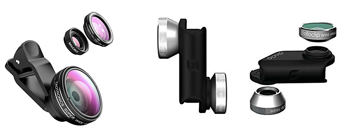 Clips mit Makrolinsen für Smartphone sind der schnellste und einfachste Weg zu Makrofotos.