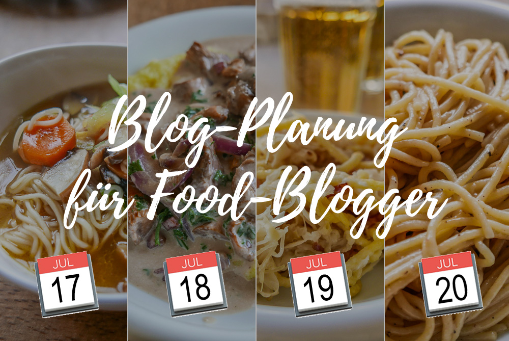 Blog-Planung spielt für Food-Blogs eine besonders wichtige Rolle.