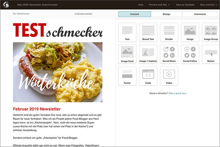 Newsletter-Dienste erlauben ein responsives Layout. 