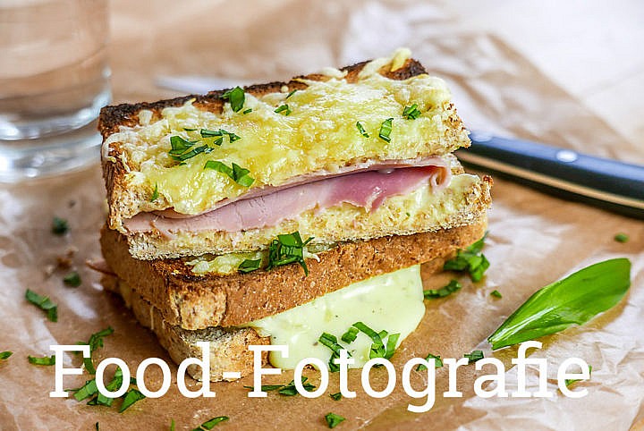 Sandwich Foto: Food Fotografie Croque Monsieur