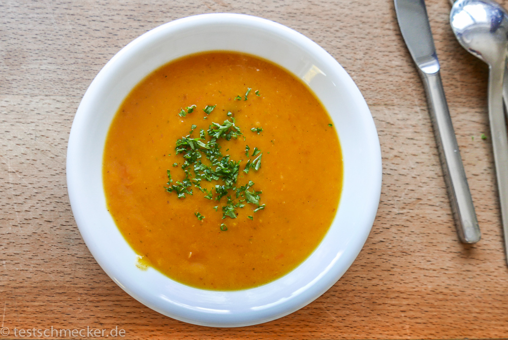 Kürbissuppe mit Muskat-Kürbis