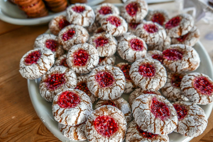 Advents-Rezepte: Die Mandel-Himbeerkekse sind mein diesjähriger Favorit