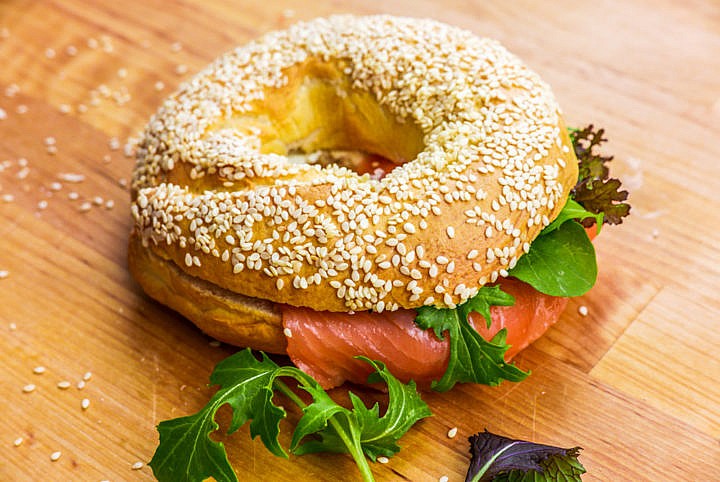 Bagels mit dickem Belag: dafür sind sie gemacht, finde ich. 