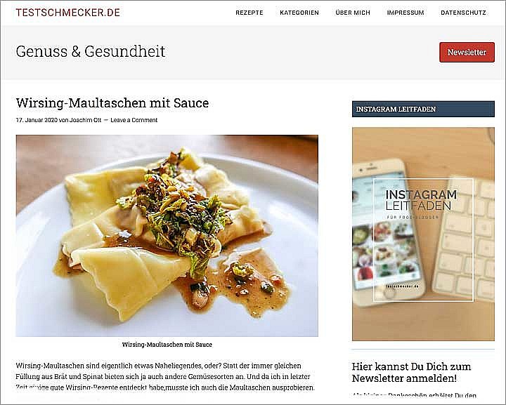 Dein Foodblog-Newsletter: ein Service, der allen nützt