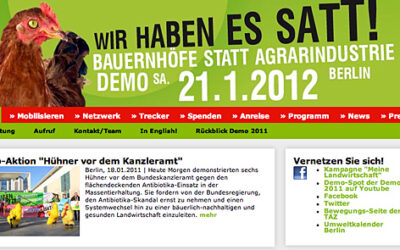 Demo: Bauernhöfe statt Agrarindustrie