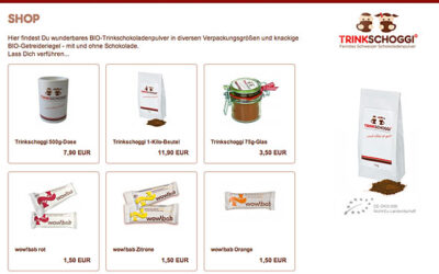 Trinkschoggi – in Bioqualität aus dem Online-Shop