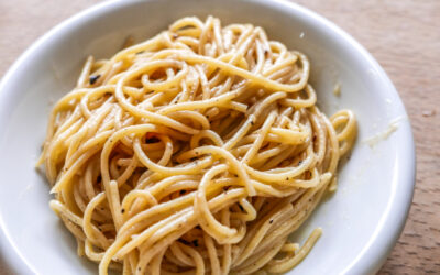 Spaghetti Cacio e Pepe – mit Käse und Pfeffer