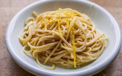 Spaghetti al lemone – Pasta mit Zitronenaroma