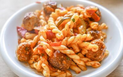 Merguez Fleischbällchen zur Pasta