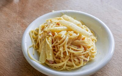Pasta Spargel Carbonara – das „extra” Spargelrezept